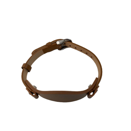 Bratara ceas Cyrax, compatibila ceas Fossil ES, 8 mm, din piele, maro tutun
