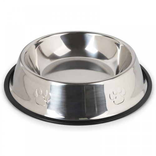 Bol Mancare Catei, Inox, 26x5 cm...