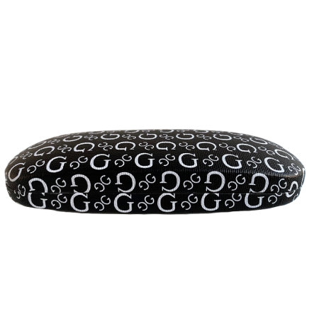 Toc ochelari din piele ecologică, negru, 16 x 6 x 4 cm