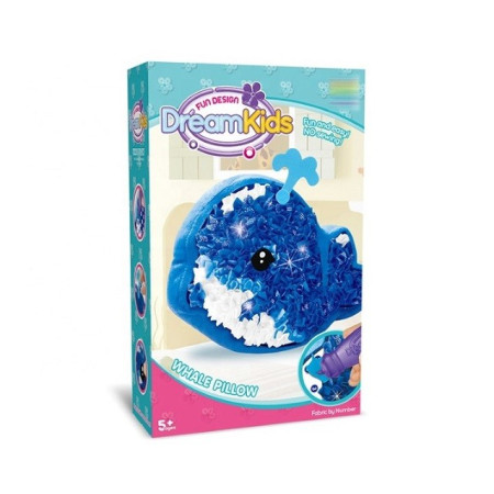 Cyrax Set creatie perna pentru copii, Dream Kids, Delfin