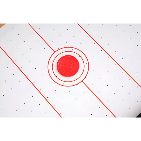 Masa Air Hockey Graffiti fara Picioare, Cyrax, Lemn, 2 Pucuri, Tabela Scor, 2 Impingatoare, 57x31x9.5 cm, Maro
