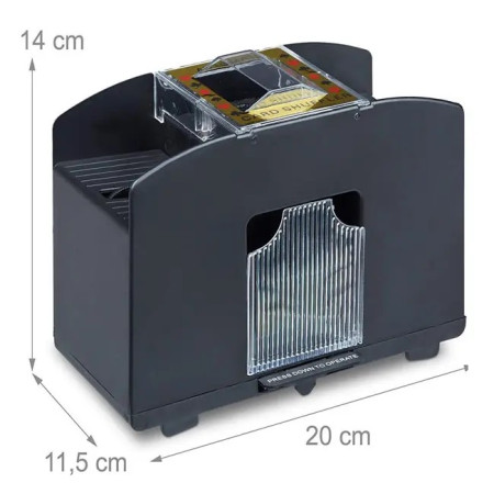 Dispozitiv pentru amestecat carti de joc Cyrax, automat, 20.5x10x8.5cm