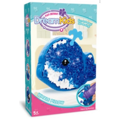 Cyrax Set creatie perna pentru copii, Dream Kids, Delfin