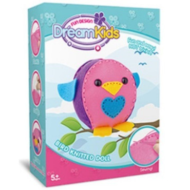 Cyrax Set creatie perna pentru copii Model 2, Dream Kids, Pasare