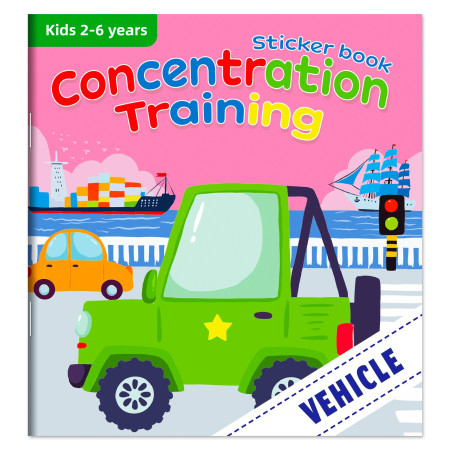 Cyrax volume de carte de autocolante pentru produse noi transfrontaliere Amazon, care se concentrează pe autocolante de dezvoltare potențială, comoara de iluminare a copiilor Cartea educatie prescolar + DB01-99-0002 (set 10 volume)