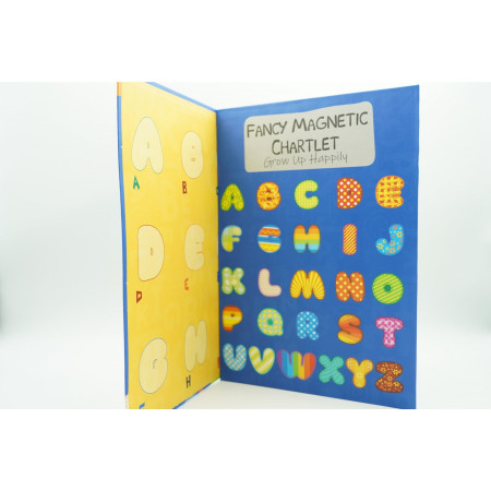Cyrax Joc educativ magnetic tip carte, Fancy Magnetic Chartlet, 26 de piese, +3 ani, multicolor