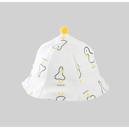 Palarie de Protectie pentru Bebelusi, Cyrax, Model Ratuste, Pescareasca, de Primavara si Toamna, cu Masca si Fermoar, 48 cm, pentru 6-12 Luni, Alb