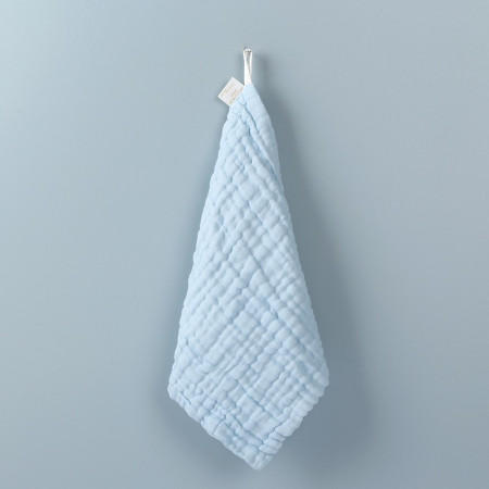 Prosop Absorbant, Cyrax, din Bumbac, 6 Straturi, 30 x 30 cm, Albastru