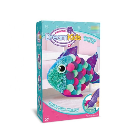Cyrax Set creatie perna pentru copii, Dream Kids, Peste