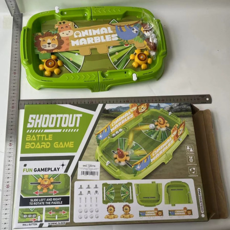 Joc de Masa Interactiv Lion Battle pentru Copii, Cyrax, 4 Mingi, Tabela Scor, 40.7x27x14 cm, Verde