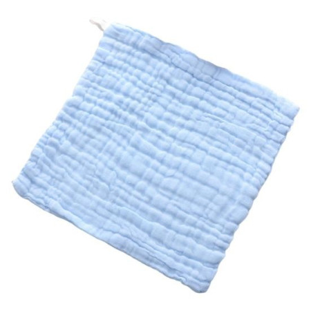 Prosop Absorbant, Cyrax, din Bumbac, 6 Straturi, 30 x 30 cm, Albastru