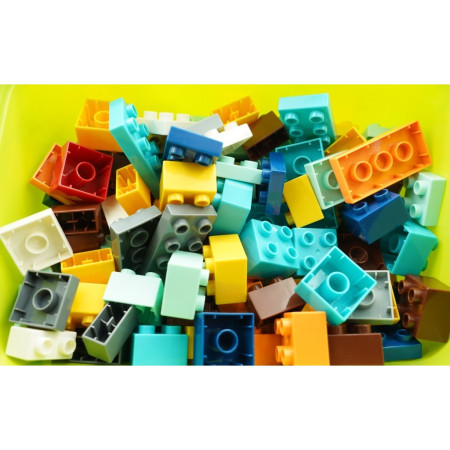 Set piese de constructii pentru copii, Cyrax, Animal series, 134 piese, Multicolor