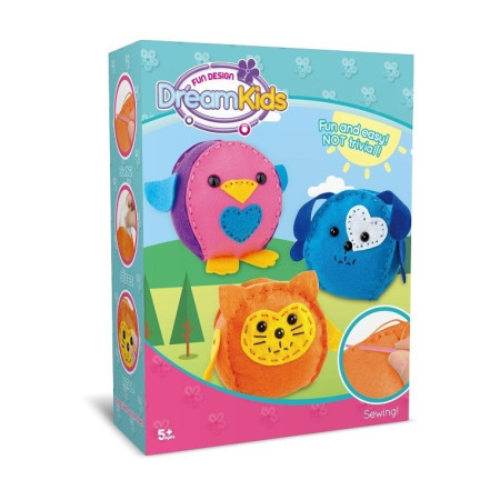 Cyrax Set creatie perna pentru copii, Dream Kids, 3 piese, model 2
