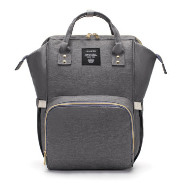 Rucsac Multifunctional pentru Mamici, Cyrax, din Panza Oxford, Compartimentare Multipla, Impermeabil, 43 x 18 x 26 cm, Gri Inchis