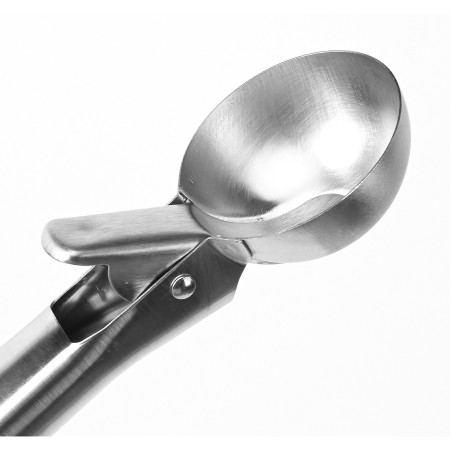 Lingura dozatoare inghetata Cyrax,  Cool Serving, inox, gri