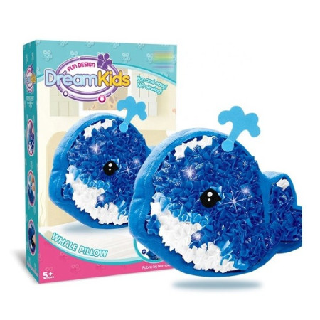 Cyrax Set creatie perna pentru copii, Dream Kids, Delfin