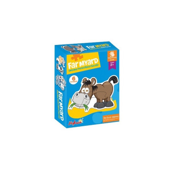 Set puzzle 6 animale, Cyrax, animalele de la ferma